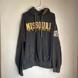 Blue 84 Missouri Tigers Charcoal Hoodie